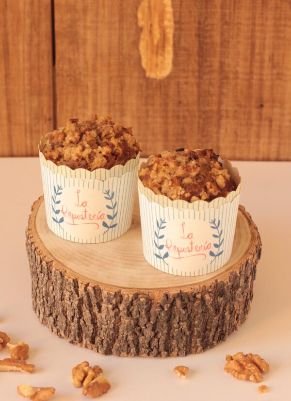 Muffins de plátano nuez