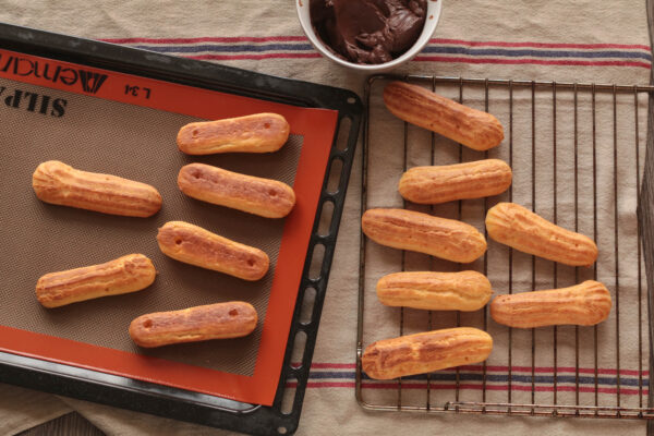 Eclairs de chocolate